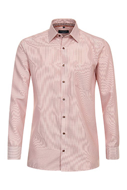 Camisas, Vestir Manga Larga, 112503, ROSA