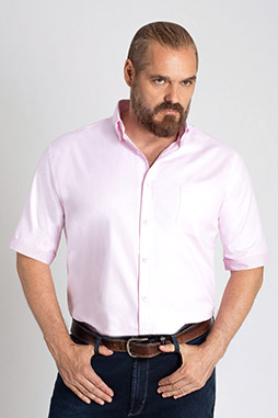 Camisas, Sport Manga Corta, 112598, ROSA