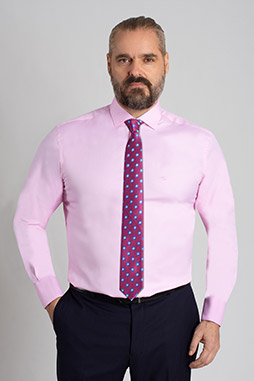 Camisas, Vestir Manga Larga, 112727, ROSA