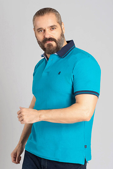 Sport, Polos M. Corta, 112516, TURQUESA