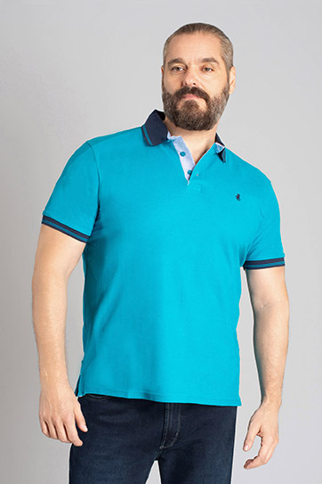 Sport, Polos M. Corta, 112516, TURQUESA