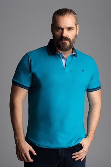 Sport, Polos M. Corta, 112516, TURQUESA