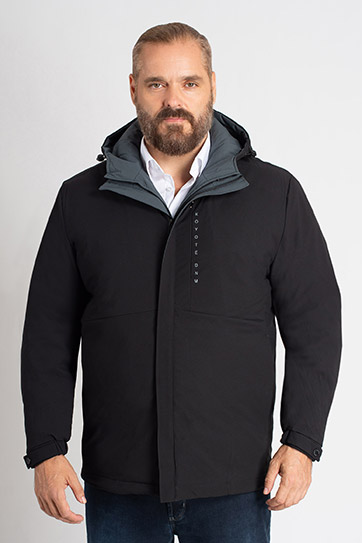 Abrigo, Chaquetones y Piel, 112700, NEGRO