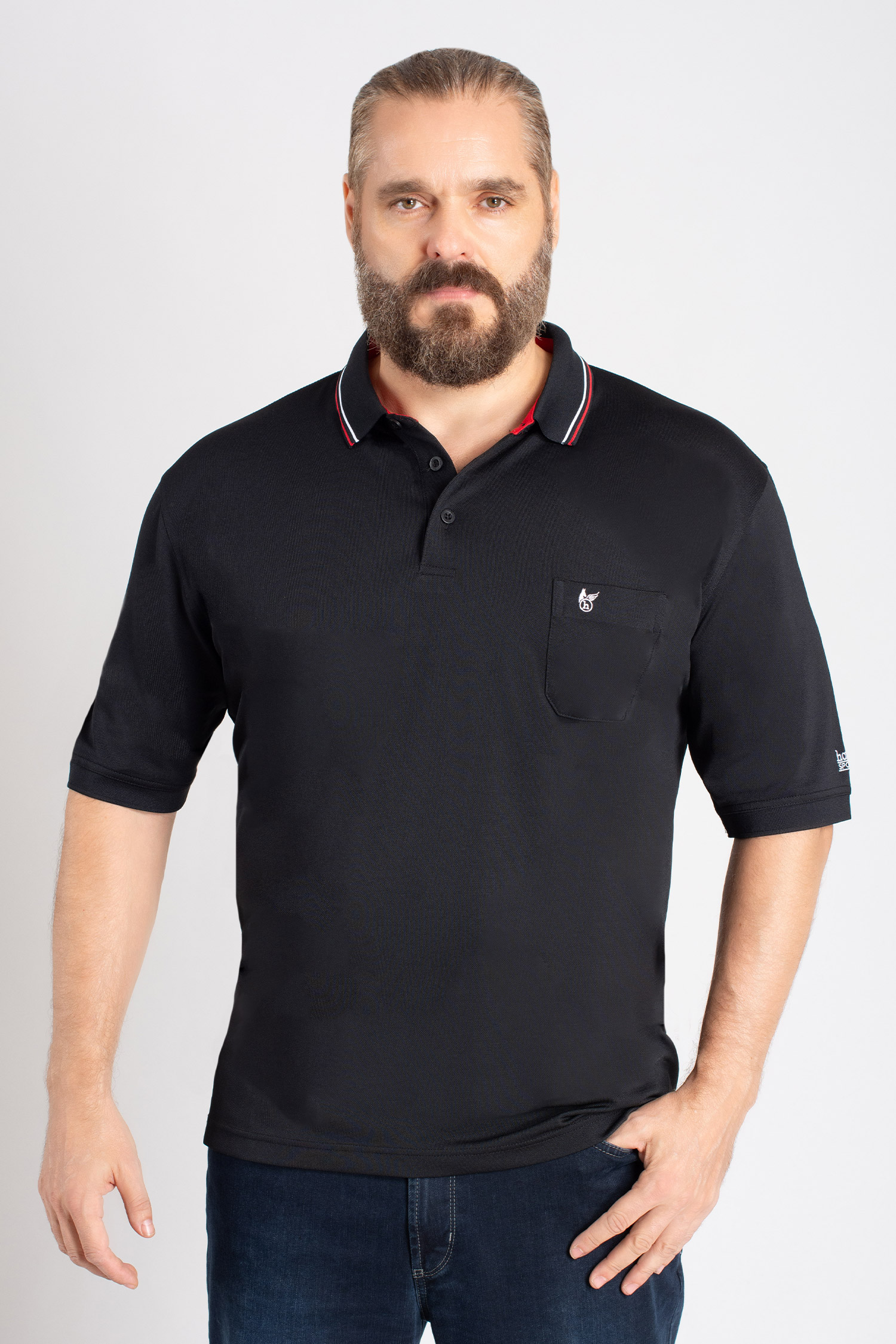 Sport, Polos M. Corta, 112088, NEGRO | Zoom