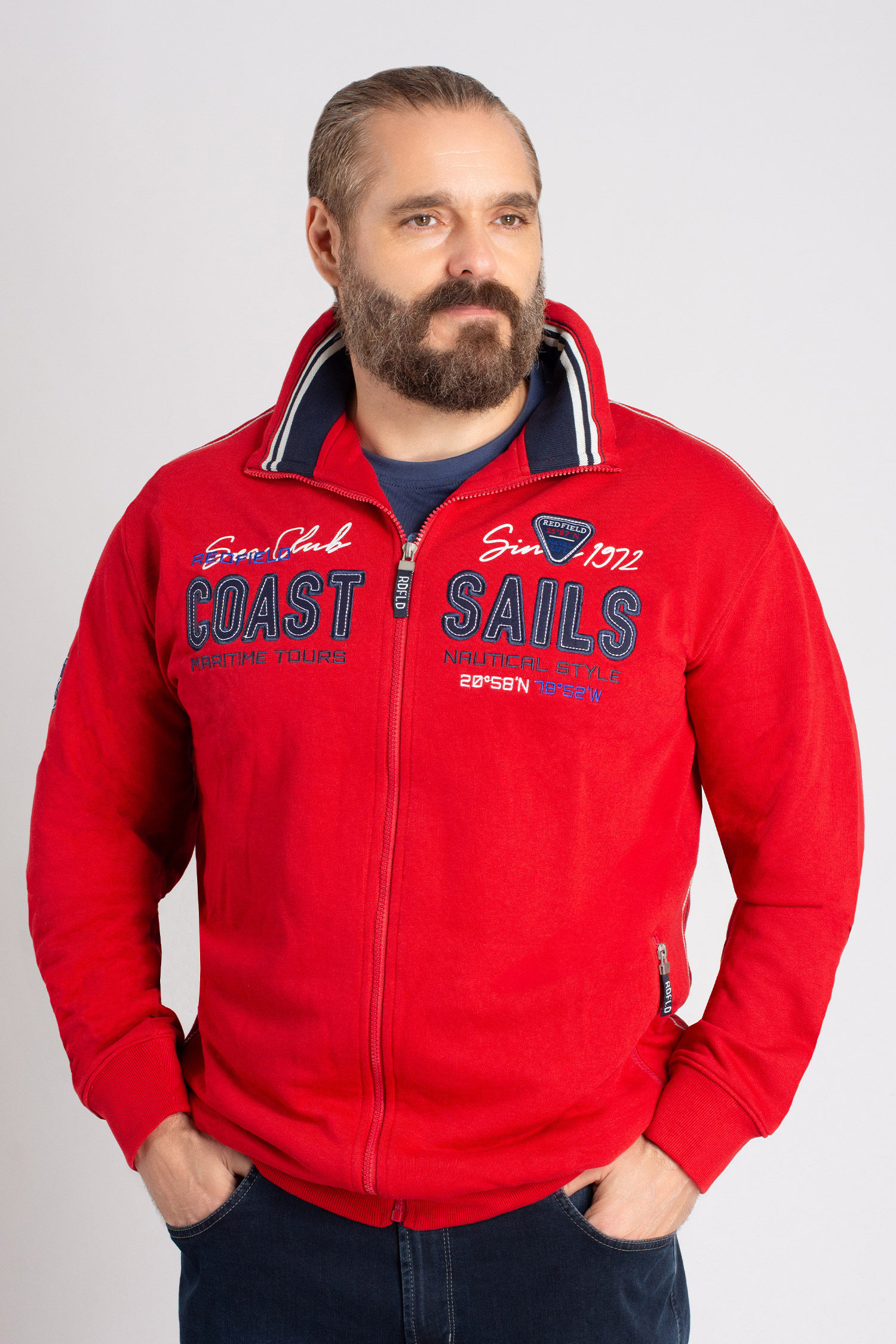 Sport, Chaquetas y Sudaderas, 112394, ROJO | Zoom