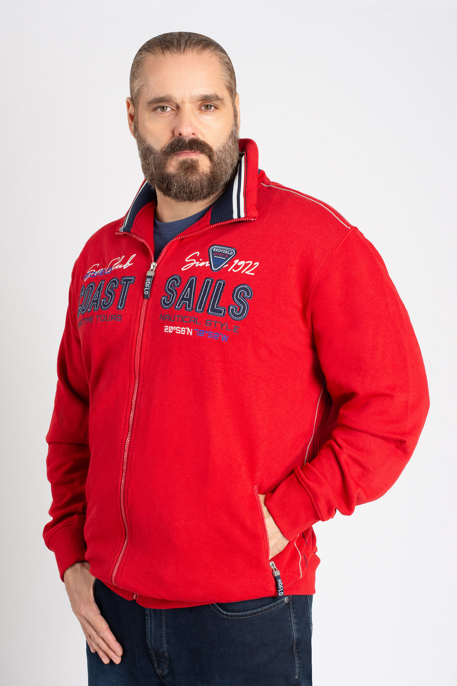 Sport, Chaquetas y Sudaderas, 112394, ROJO | Zoom