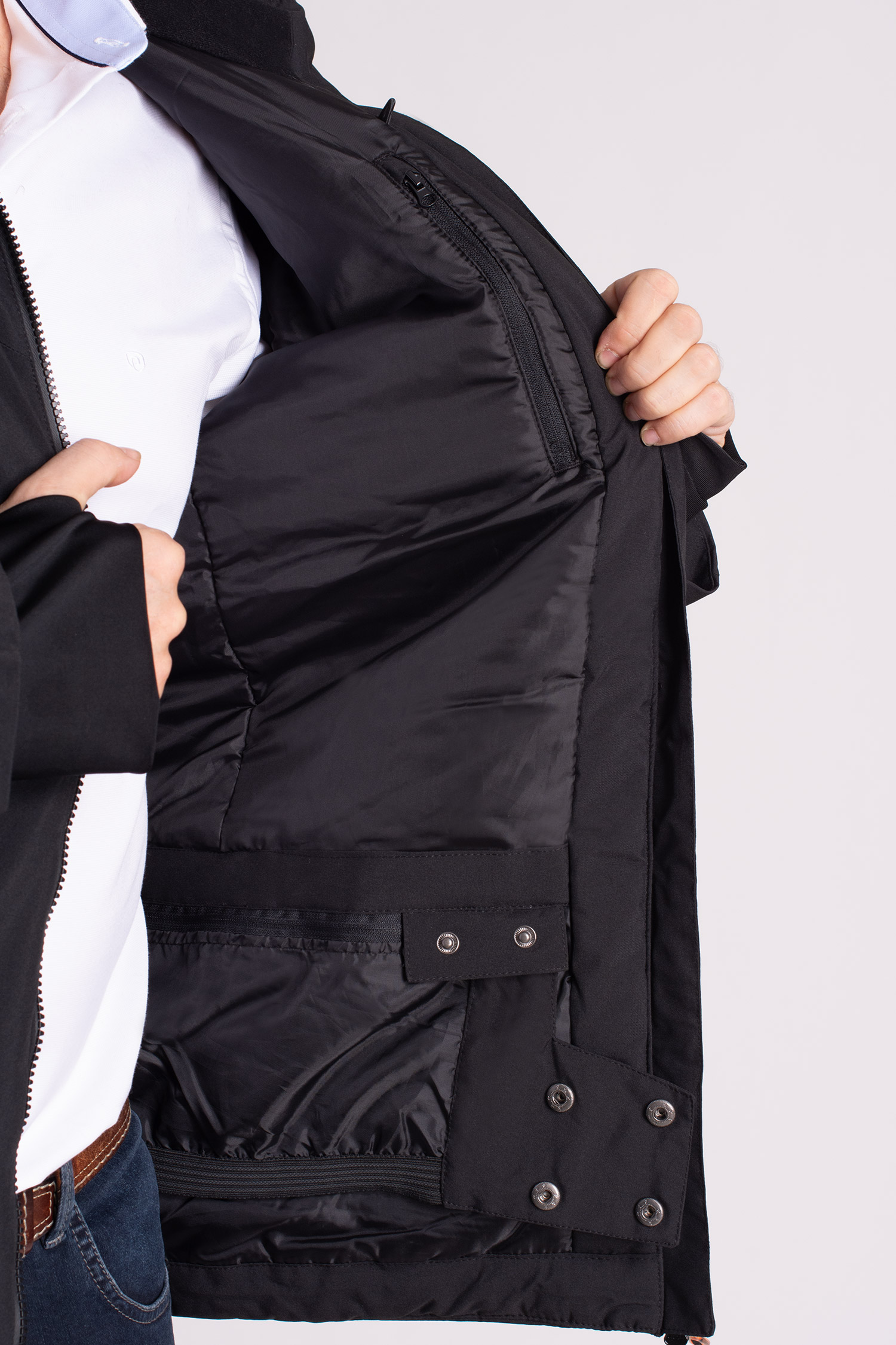 Abrigo, Chaquetones y Piel, 112674, NEGRO | Zoom