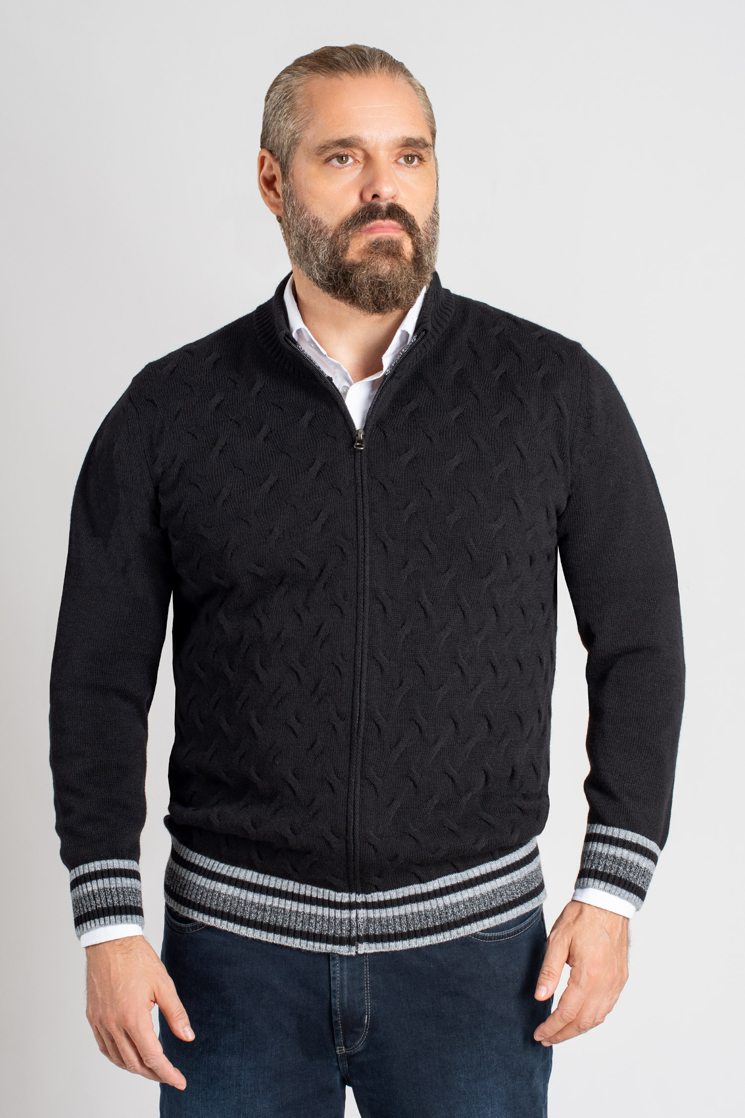 Punto, Chaquetas, 112757, NEGRO | Zoom