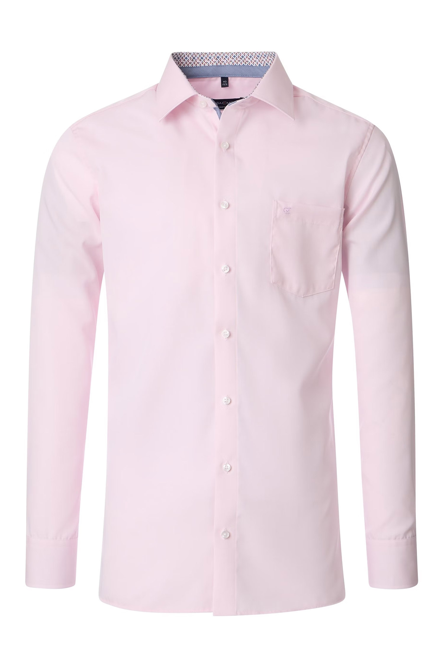 Camisas, Vestir Manga Larga, 112896, ROSA | Zoom